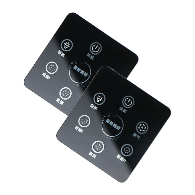 Silk Screen Glass Precision Printed for Automotive Display &amp; Smart Home Control