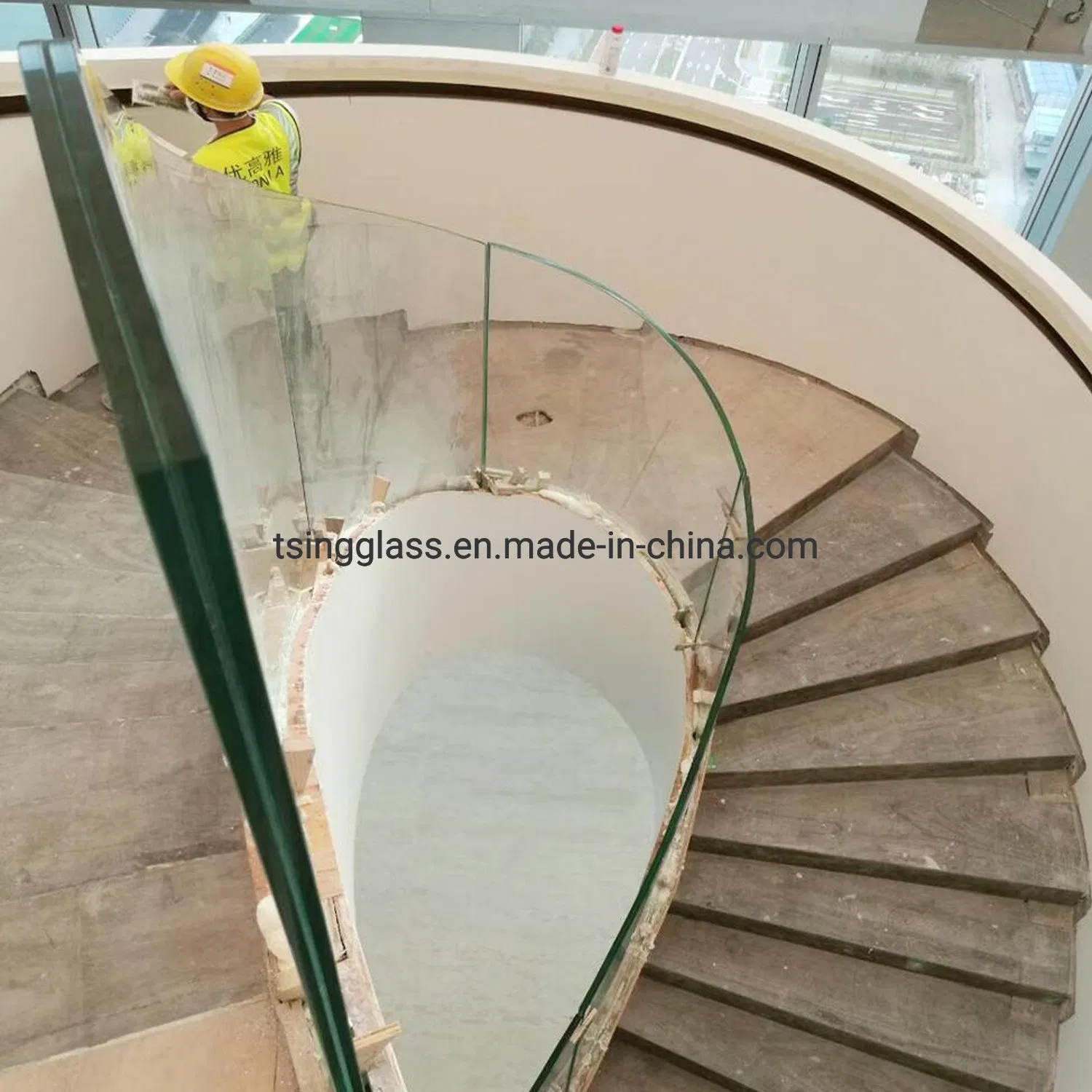 3-19 mm Hot Bend/Curved/Flat/Laminated/Bent/Tempered/Toughened/Convex/Concave/ Safety Bent/Bending Glass for Curtain Wall/Windows Door/Building/Balustrade
