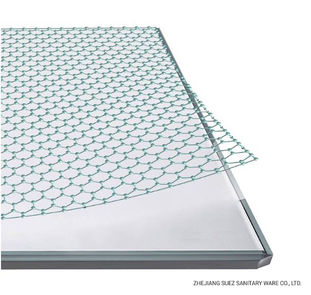 Bathroom Walk in Shower Screen, Large Glass Panel 80*200cm, U Channel Wall Fixed, 14mm Narrow Edge Black Framed, Rigid CE Quality Control