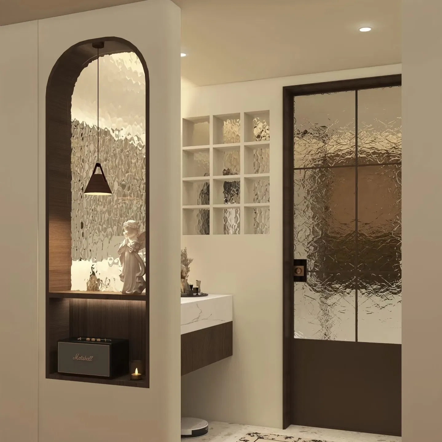 Mirror Glass Clear Frosted Glass Acid Etched Glass Decorative Glass 1830 2440