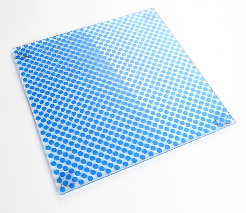 12mm Tempered Ceramic Fritted Glass Silk Screen Printed Frosted Glass for Building/Decoration/Wall