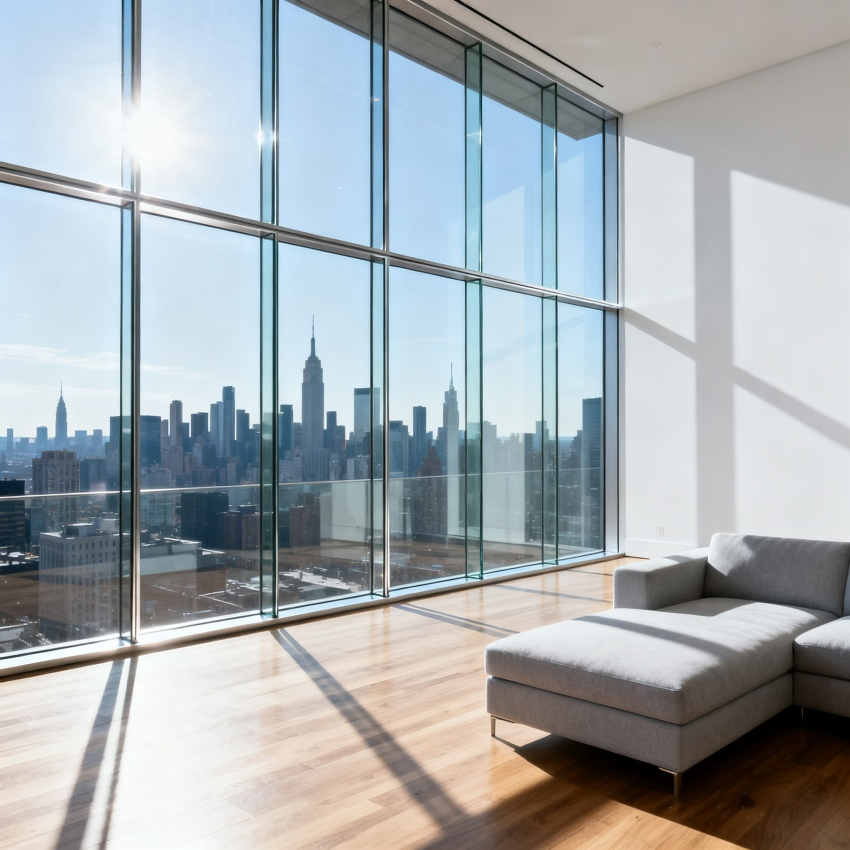 Vacuum Insulated Glass (VIG) with Safety Tempered Glass Construction