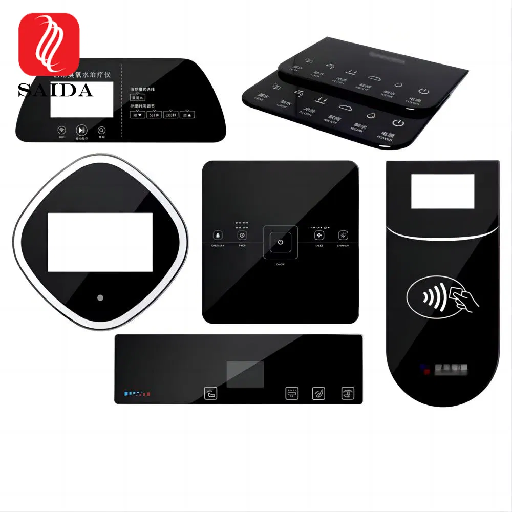 OEM 0.5mm-4mm Silk-Screen Printed Tempered Ar/AG Glass for Industrial Cover Glass