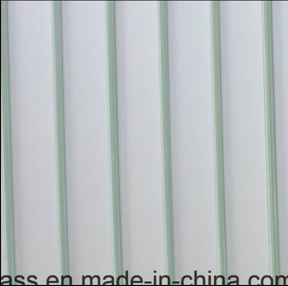 Low Iron Sandblasted U Channel Glass
