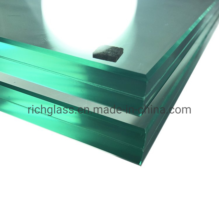 Curved Bent Tempered Laminated Clear Ultra Clear PVB Sgp Laminated Glass for Building Decorative