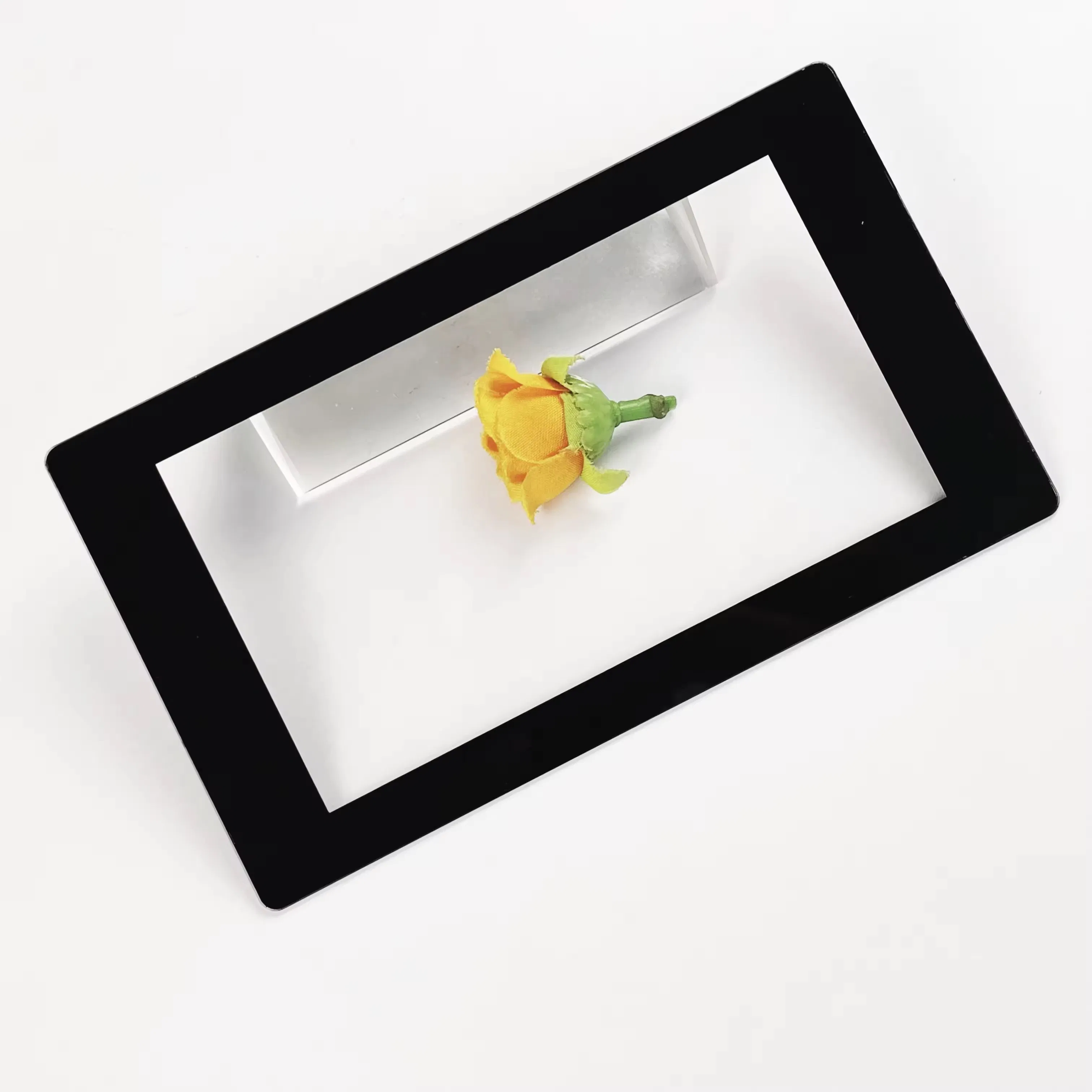 OEM Tempered Electric Control Touch Panel Anti Reflective (AR) Cover Glass for Smart Touch Screen