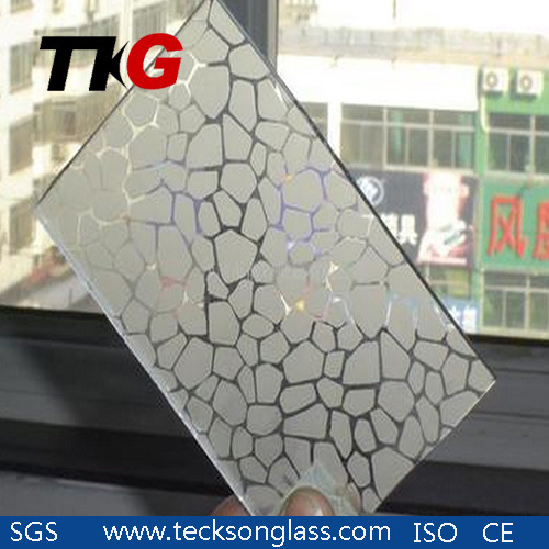 4mm Silk Screen Printing Glass Printed Building Glass Frost Ceramic Fritted with High Quality for Building Glass