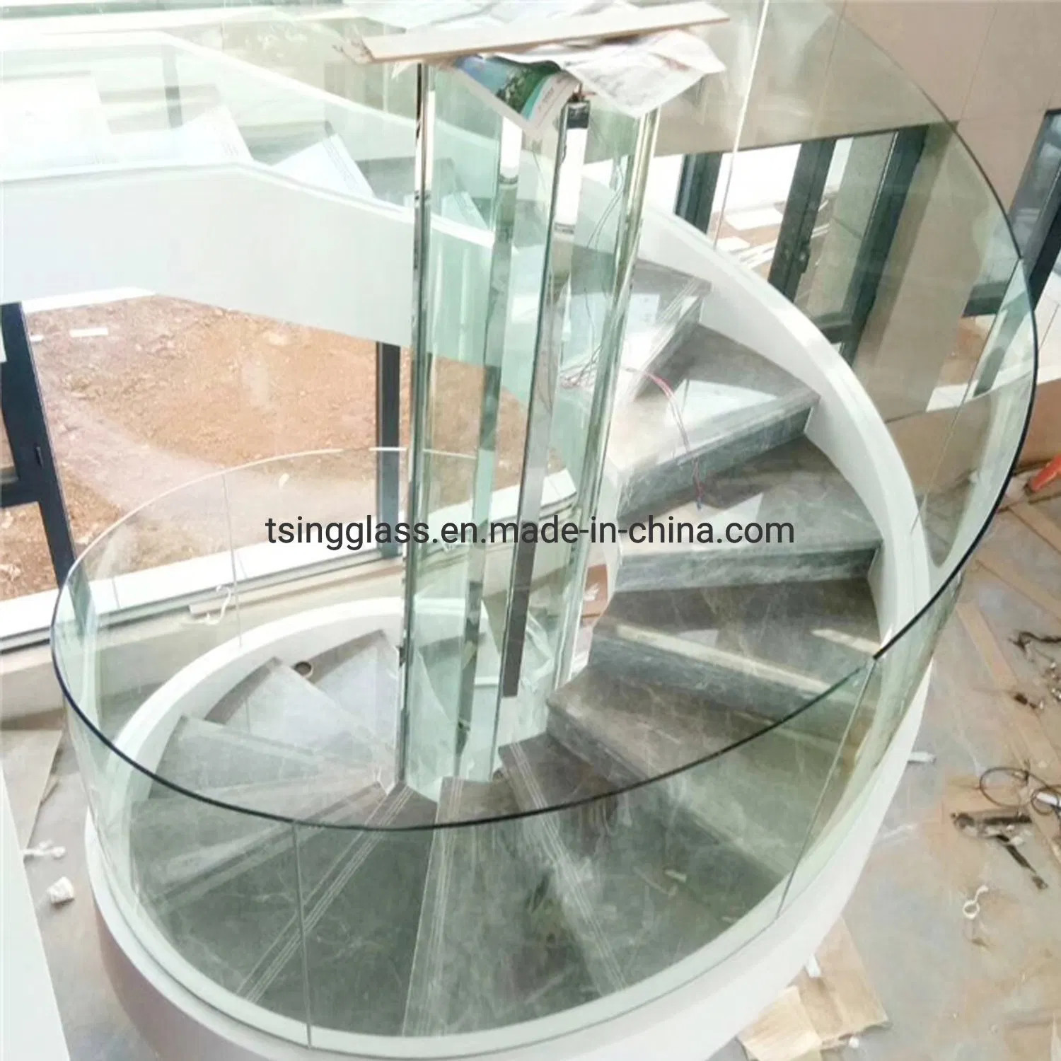 3-19 mm Hot Bend/Curved/Flat/Laminated/Bent/Tempered/Toughened/Convex/Concave/ Safety Bent/Bending Glass for Curtain Wall/Windows Door/Building/Balustrade