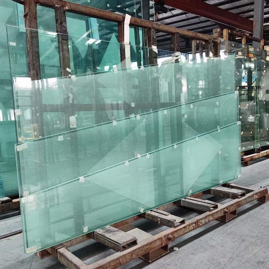 Custom Size 3-19mm Silk Screen Printed Glass Anti-Fog Durable for Shower Doors