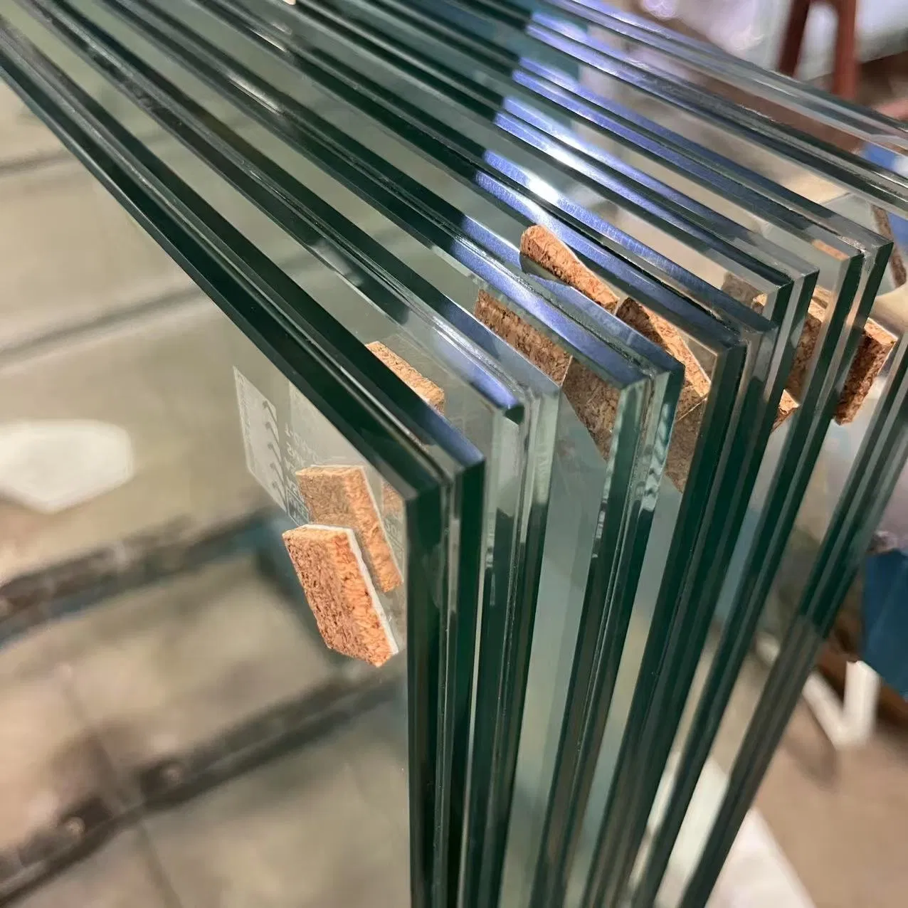 Safety Tempered Laminated Double Glass 0.76 1.14 1.52 PVB Layer Heat Insulation Glass Soundproof Glass