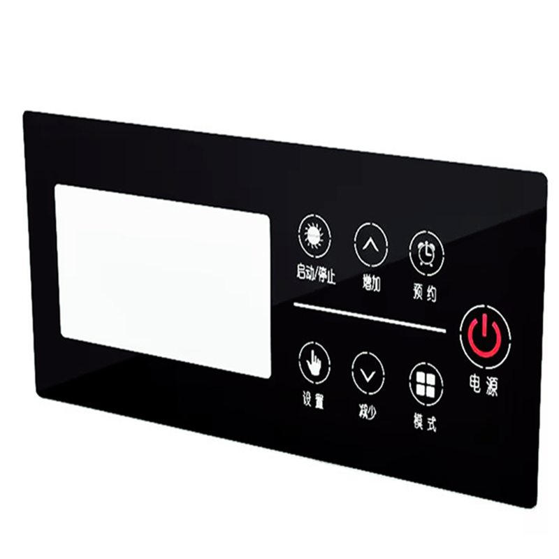 Premium Silk-Screen Printed Tempered Glass for Air Conditioner Front Panel