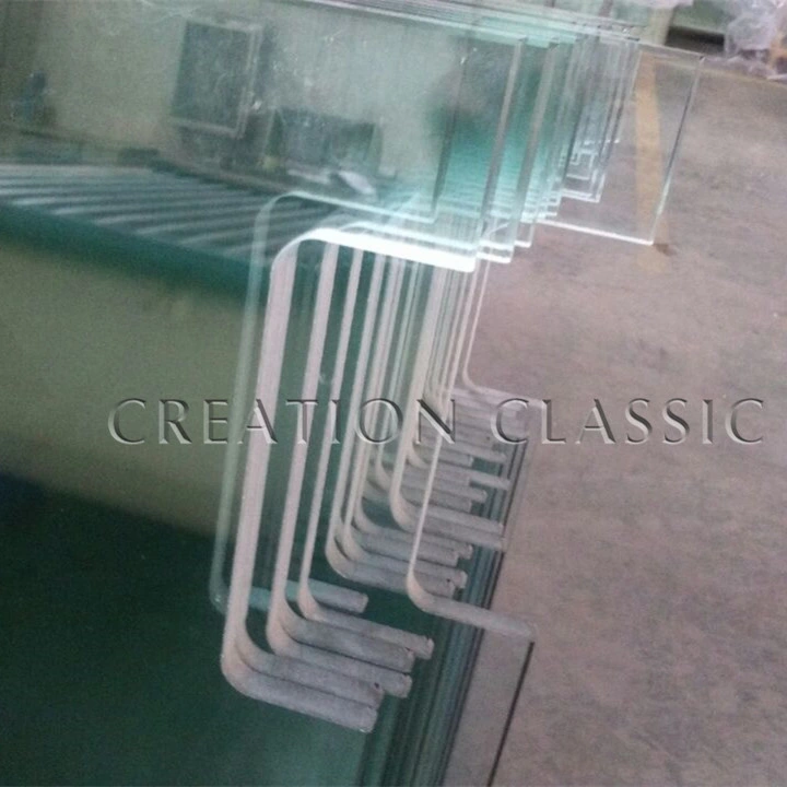 4mm-19mm Clear Bent Toughened Glass/ Curved Tempered Glass with Ce/CCC Certificate