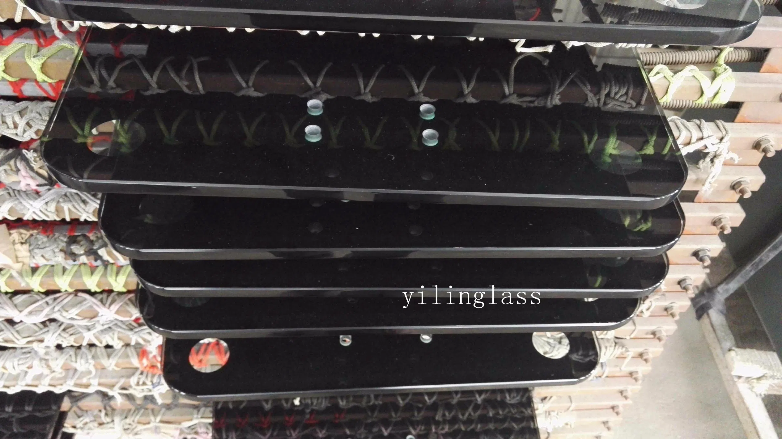 Digital Print Bar Table Beach Table Top Toughened Ceramic Frit Desk Top Glass