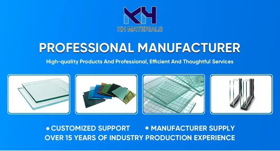 Clear Tempered Glass Header