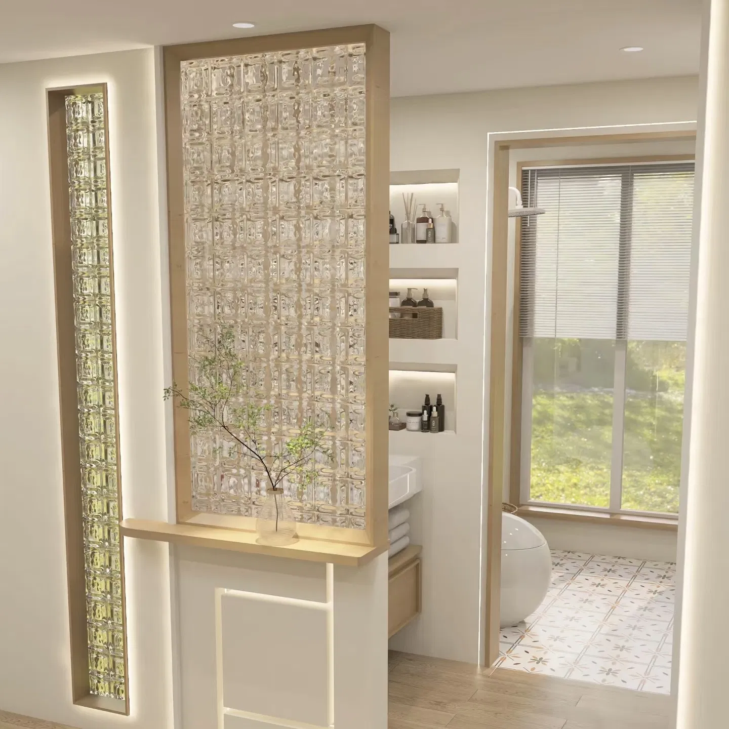 Mirror Glass Clear Frosted Glass Acid Etched Glass Decorative Glass 1830 2440