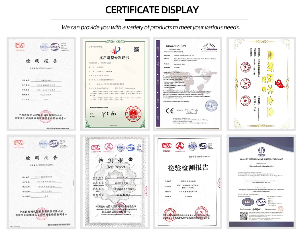 Certifications