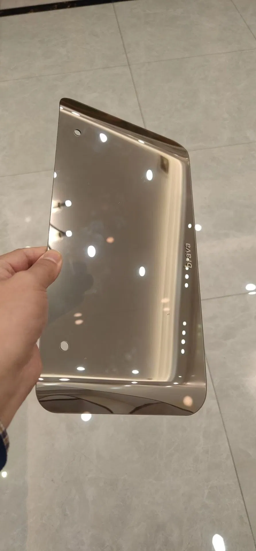 Custom Design Curved Bent Tempered Glass for Electronic Appliance