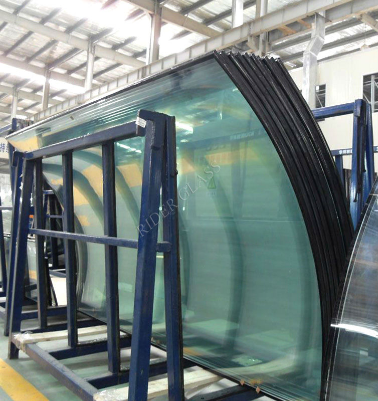 3-19mm Hot Curved Bent Tempered Glass for Wall Glass Panel