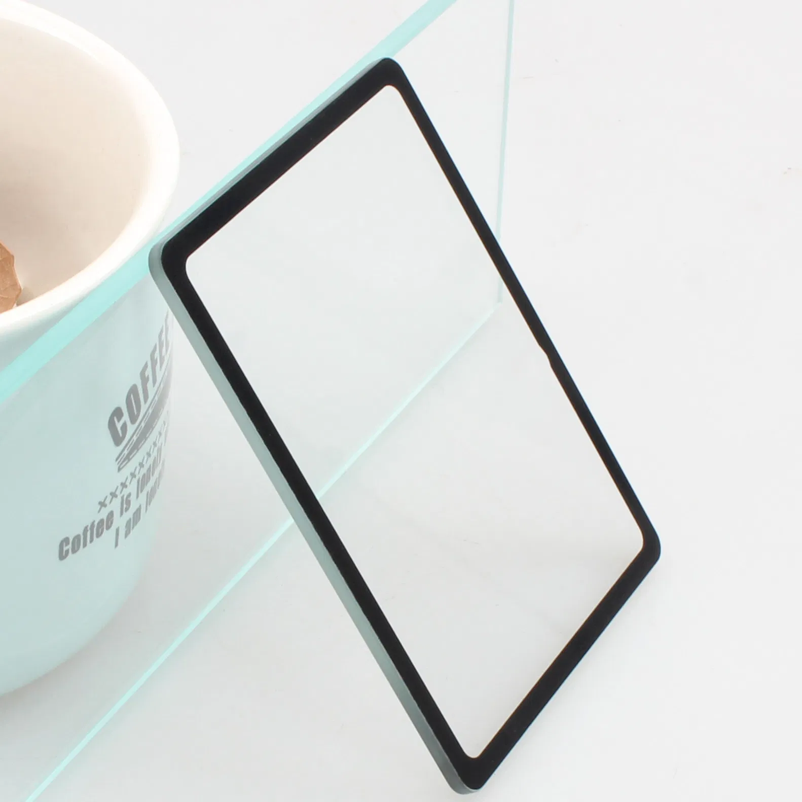 Multi-Function Panel Silk-Screen Printing Tempered Glass with Icon Buttons for Smart Appliances