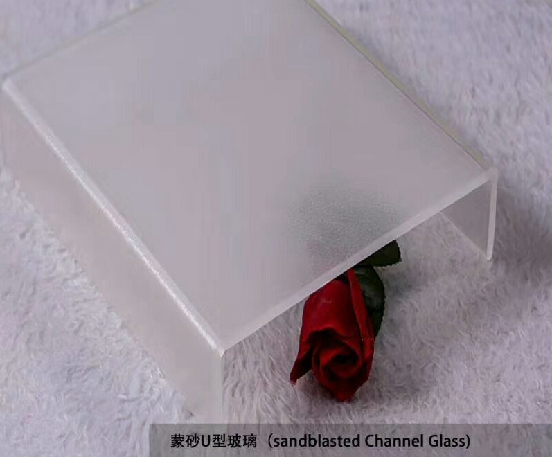 Toughened Frosted U Channel Glass for High Grade Building Decoration