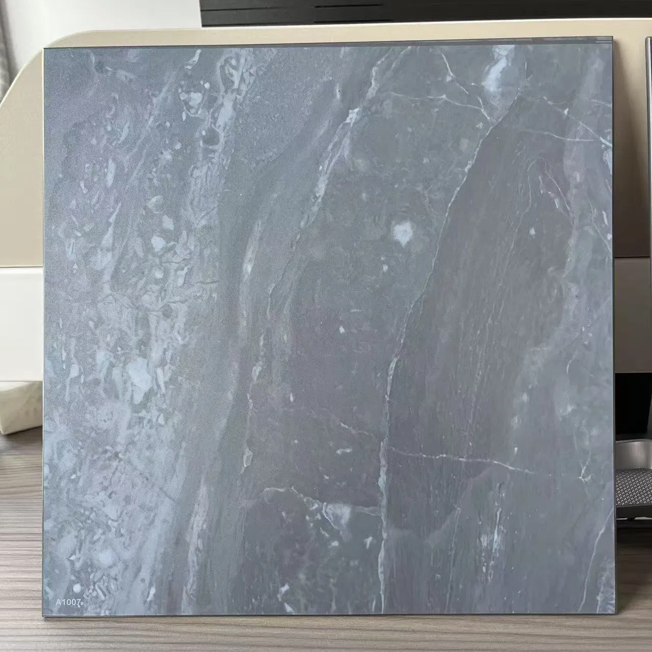 Customized Printed Silk Screen Tempered Glass Panel Solid Structure with Pattern Clear Decorative Art Marble Design