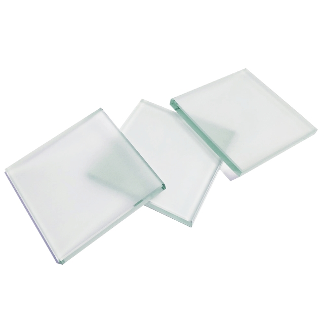 China Glass 3mm-19mm Acid Etched Glass Frosted Glass for Bathroom