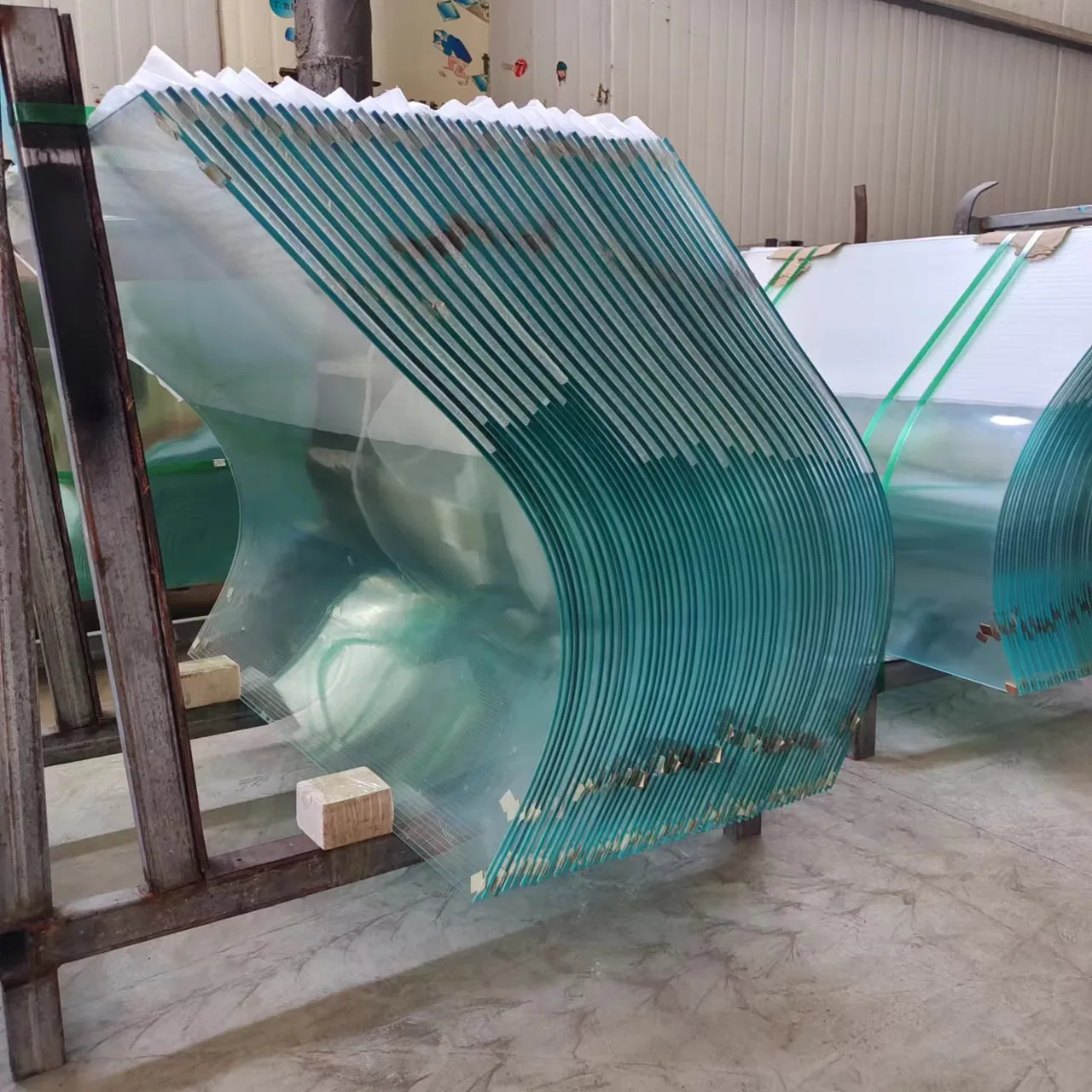 Curved Tempered Glass Laminated Glass Toughed Glass Bent Glass Heat Sock Glass