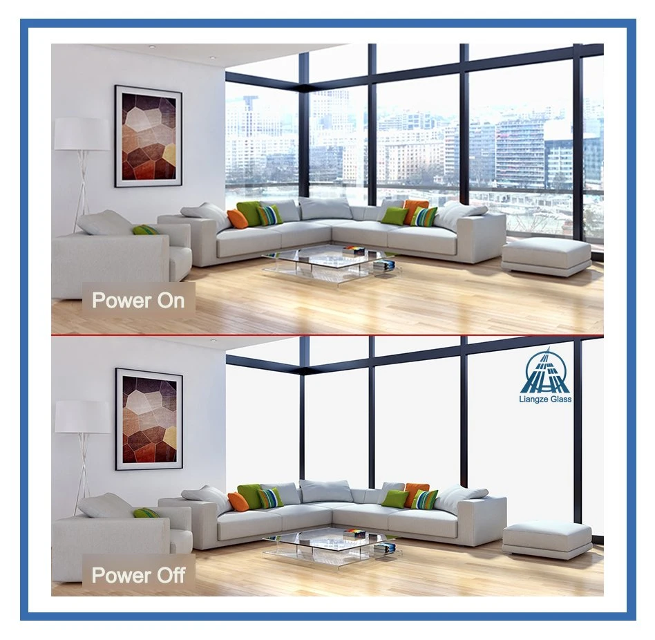Adjustable Electric Laminated Dimming Glass Privacy-Protecting Glass Switchable Smart Glass for Office House Hotel