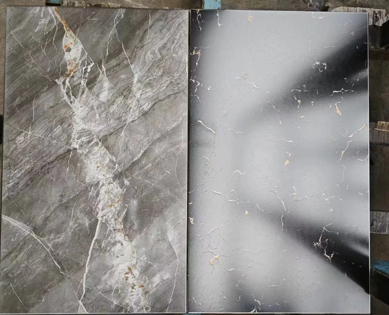 Customized Printed Silk Screen Tempered Glass Panel Solid Structure with Pattern Clear Decorative Art Marble Design