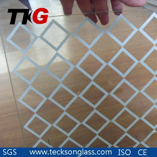 4mm Silk Screen Printing Glass Printed Building Glass Frost Ceramic Fritted with High Quality for Building Glass