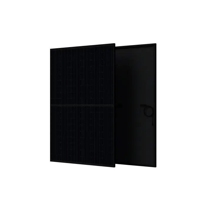 ODM Grade A Full Black N type TOPCon Half cell Bifacial solar PV modules Manufacturer, Manufacturers