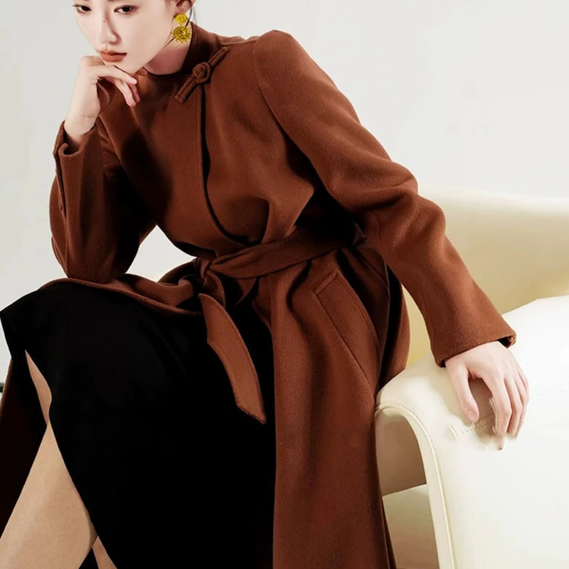 Custom Handmade Wool Cheongsam Coat for Unique Fashion Statements