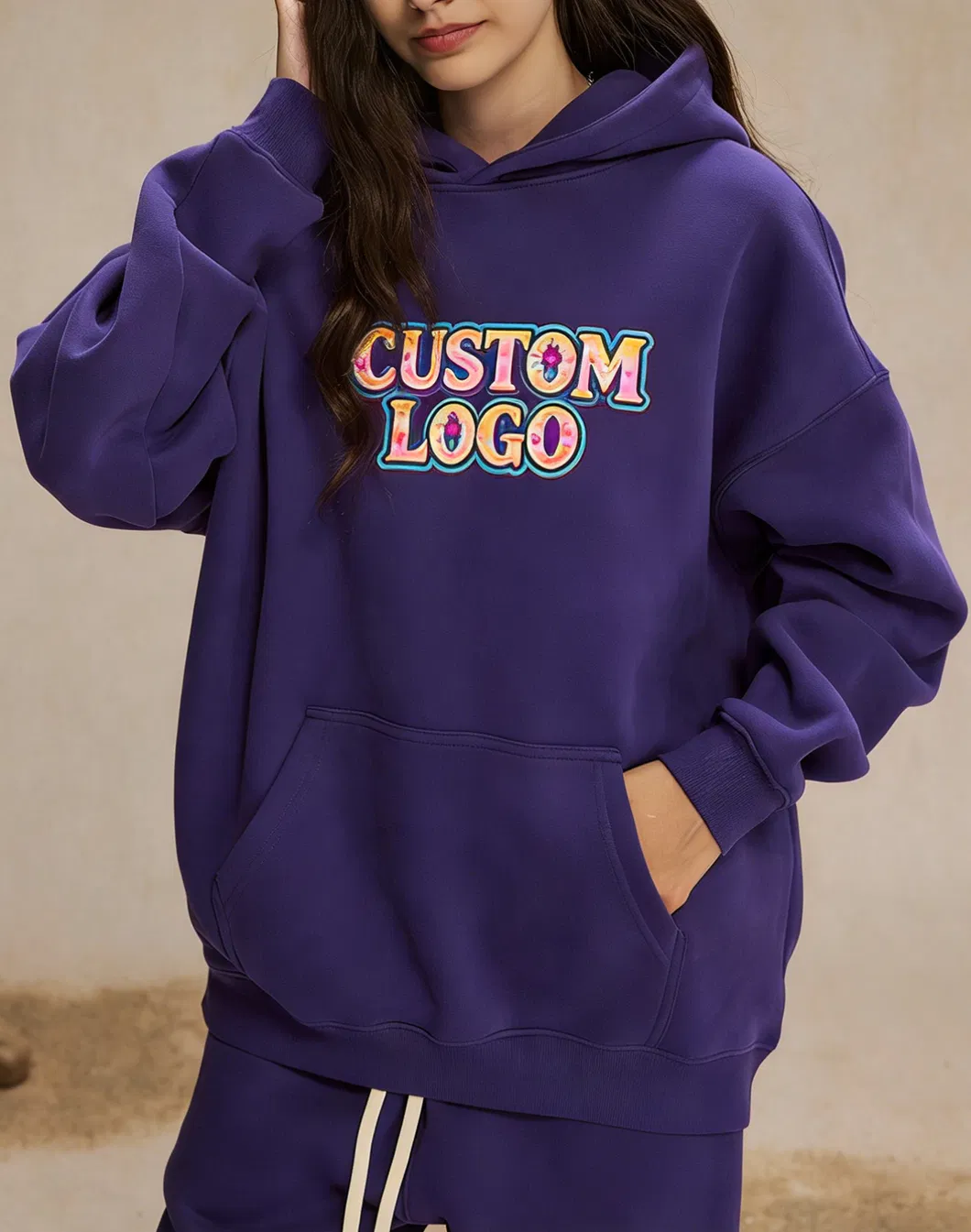 Heavy Weight Hoodie Back