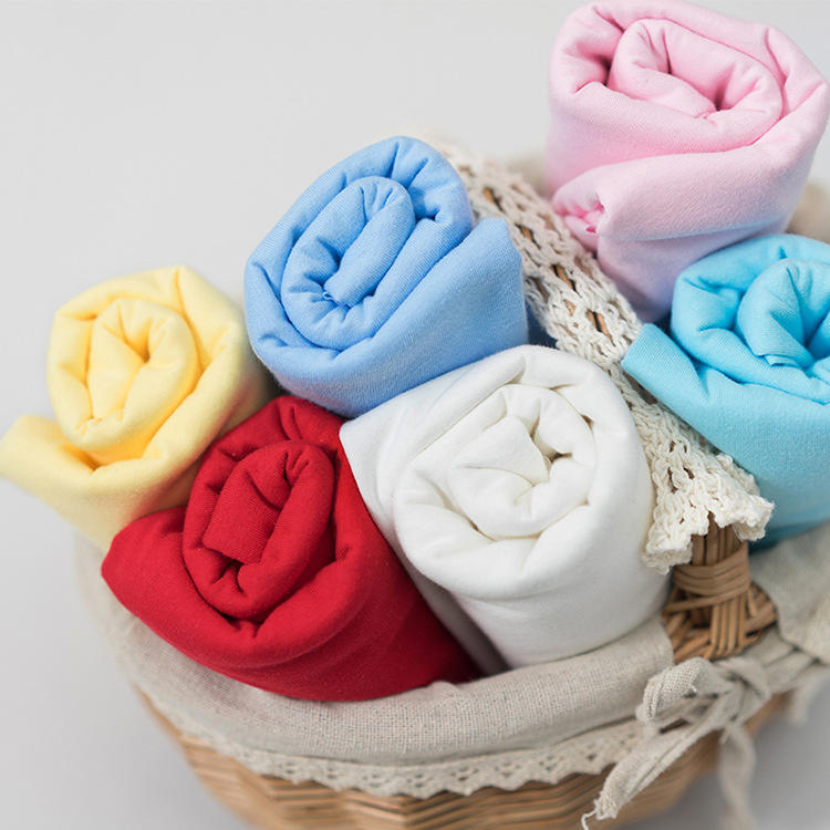 Custom Color Knitted Organic Soft 100% Cotton Jersey Fabric for Sports