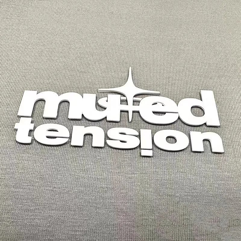 Custom Eco-Friendly 3D Embossed Silicone Rubber Logo for Shirt Hoodie Hat Shoes