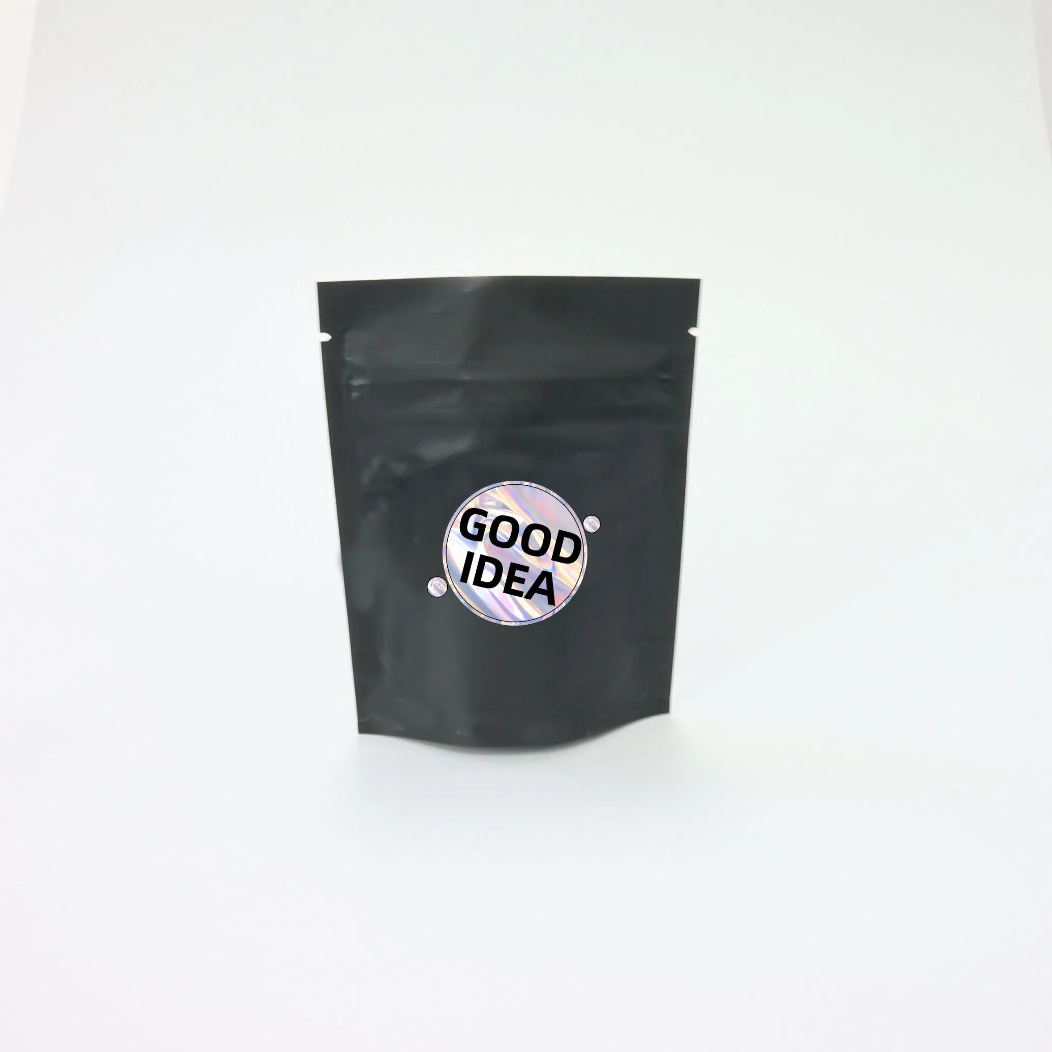 Child Resistant Proof Resist Zipper Ziplock Mylar Bag Holographic Custom Die Cut Shape Smell Proof 3.5g Food Grade Candy Edibles Packaging Package Custom OEM