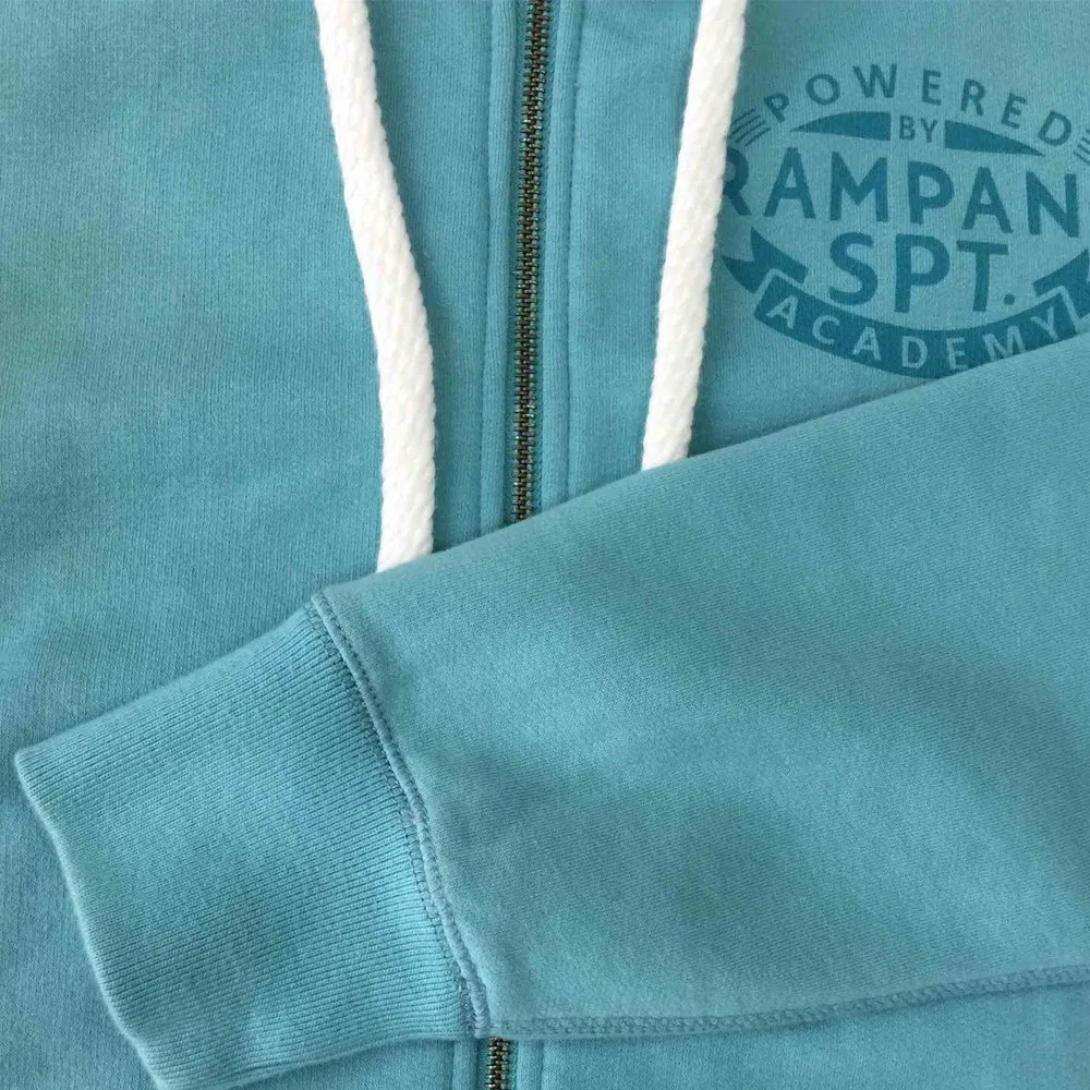 Wholesale Custom Screen Printing OEM Streetwear Thick Fleece Zip Hoodie