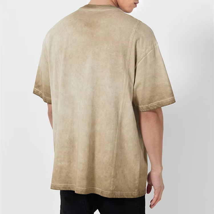 Custom Logo DTG Printed Short Sleeve Men's Corporate T Shirt