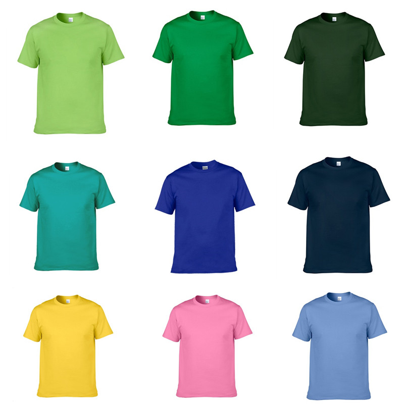 100% Cotton Breathable Factory Promotional T Shirt Wholesale Low MOQ Custom Your Own Logo Printing or Embroidery Men's Round Neck Normal Sleeve T Shirt
