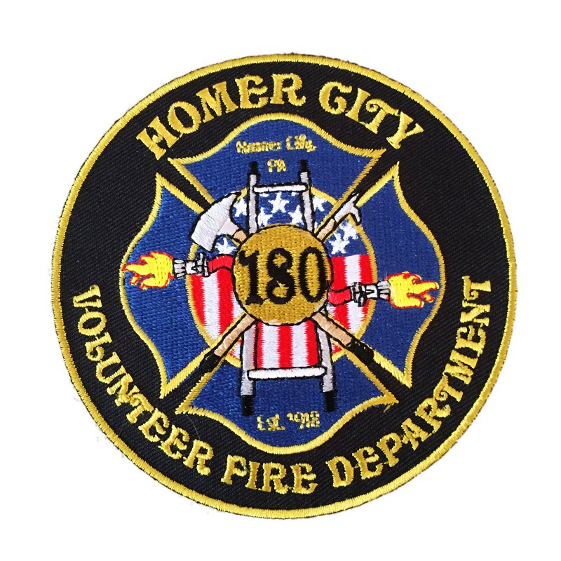 Custom 3D Cartoon Logo Woven Embroidery Parch with Sticker