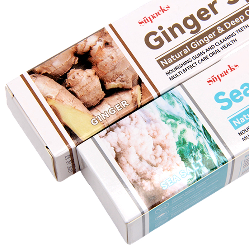 Wholesale Paper Box Custom Package for Personal Care Products UV Silk Screen Printing