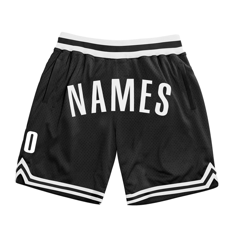 Factory Wholesale Custom Logo Throwback Basketball Shorts