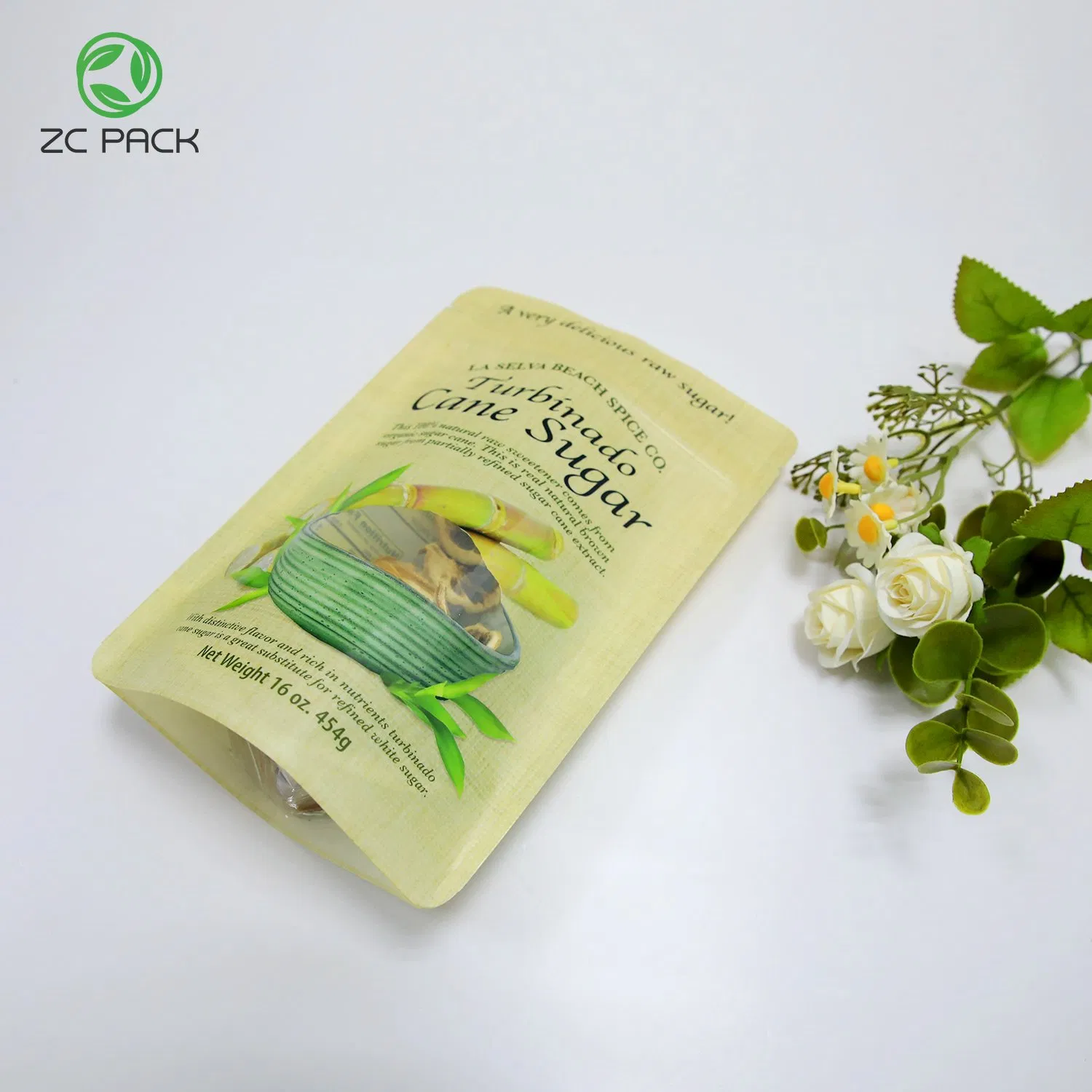 Sugar Powder Food Packaging China Wholesale OEM/ODM Custom Logo Doypack Mylar Plastic Resealable Stand up Bags Package with Zipper