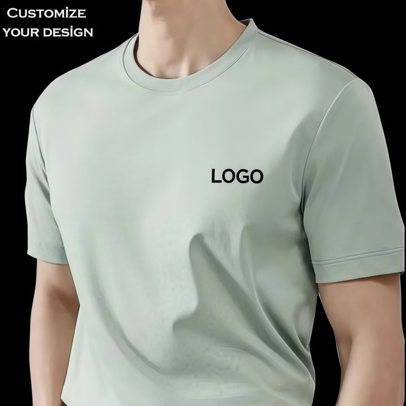 Wholesale Graphic Custom Cotton Printing Men's Plain Blank Heavy Weight T Shirt