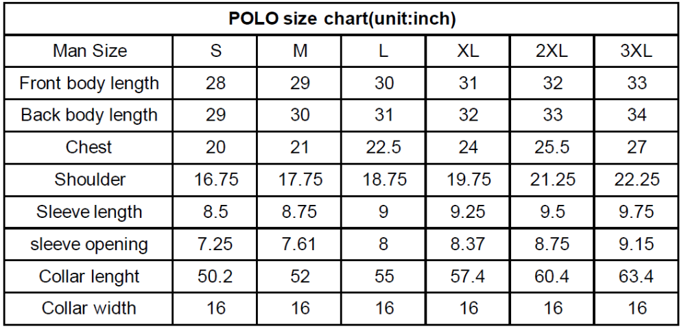 Size Chart Reference