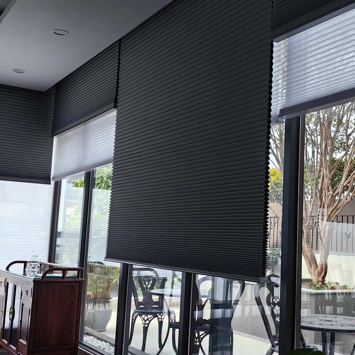 Window Curtains Decoration Honeycomb Shutter Roller Shades Fabric Custom Blind Fabric for Indoor Home Office Hotel Windows