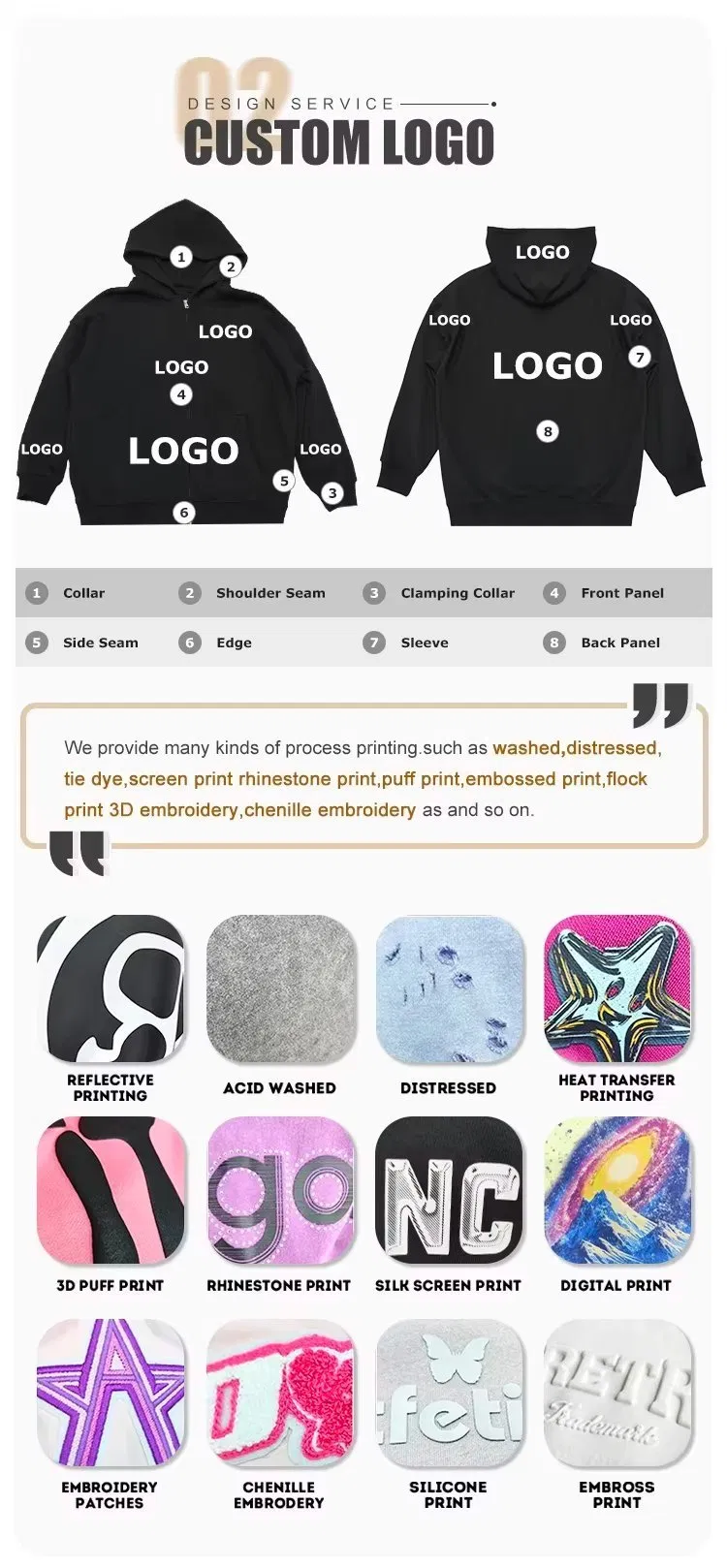 Luxury Unisex Cotton Puff Hoodies, Custom 3D Puff Print Hoodie Manufacturer Hoodies Puff Print High Quality