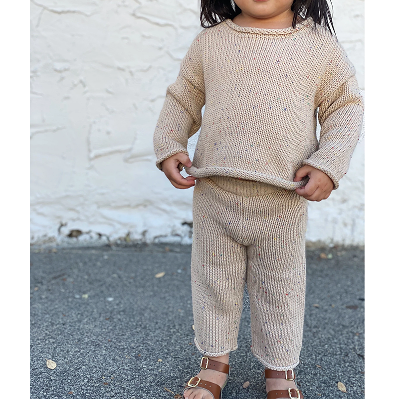 Manufacturers Wholesale Boutique Baby Sweater Clothes Knitted Design Custom Logo Sweater