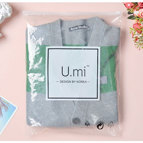 Biodegradable Customization Printed T-Shirt Garment Clothes Bag PE CPE EVA Lux Plastic Packaging Slider Ziplock Custom Frosted Zipper Logo Package-Conveyance