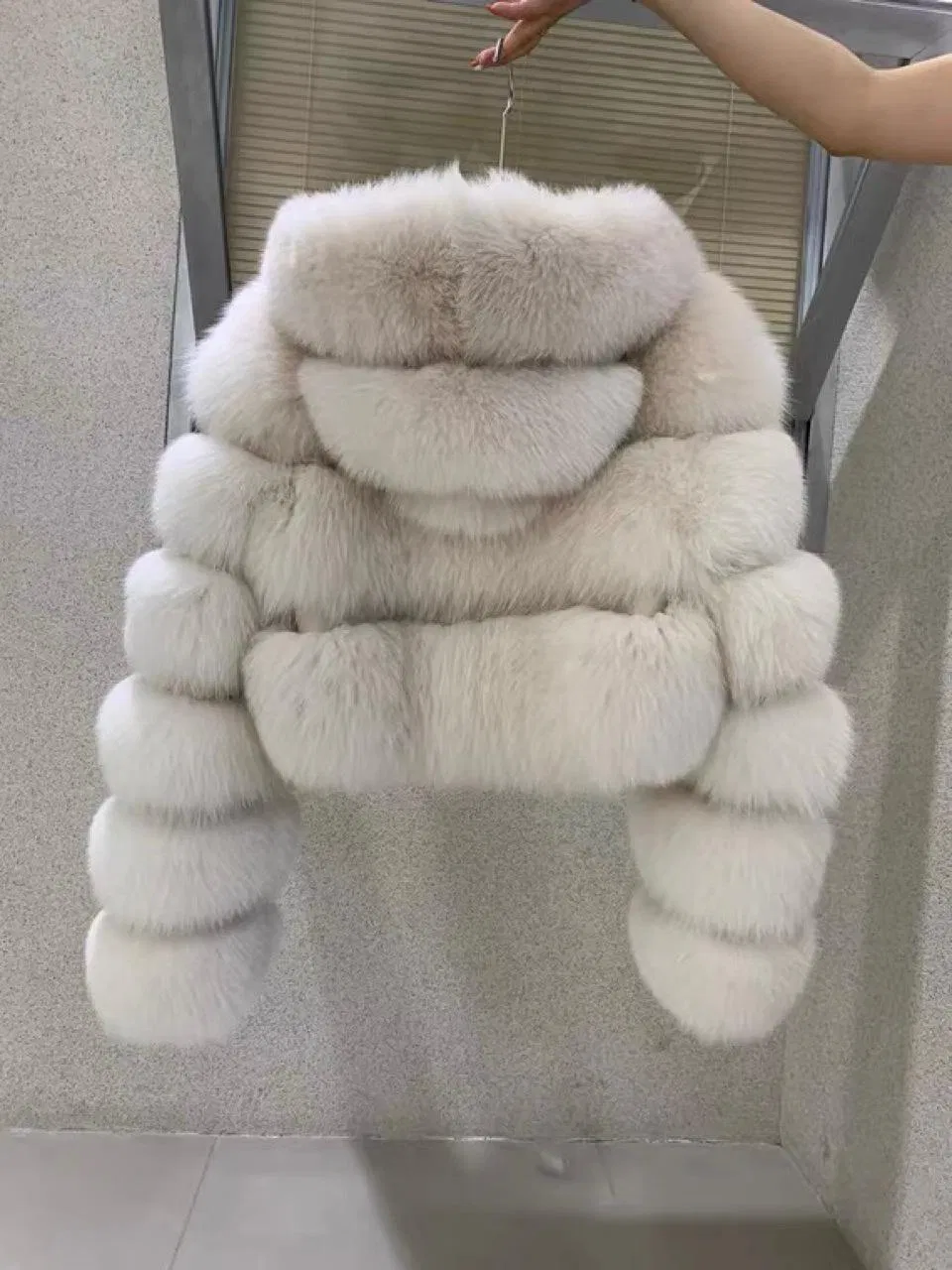 Who Esale Custom Women Genuine Rea Bue Fox Fur Jacket Fox Fur Coat Women Rea